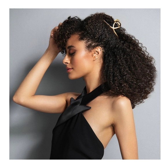 NIP The Hair Edit Gold French Twist Claw Clip - Picture 4 of 10